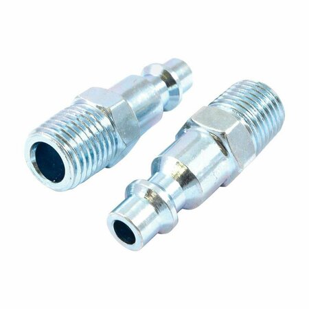 TOTALTURF Steel I&M Compatible Plug, 0.25 in. x 0.25 in. Male NPT - 2 Piece TO2737942